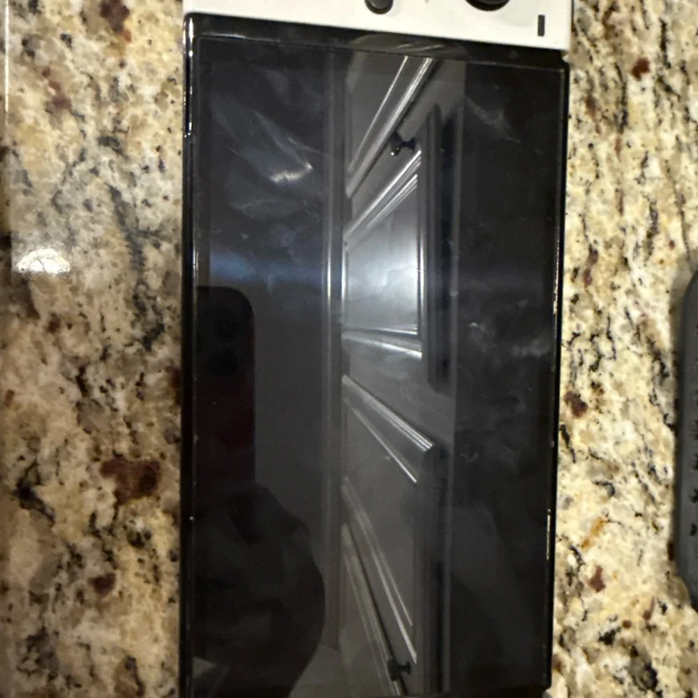 Handheld Gaming Console with White and Black Design